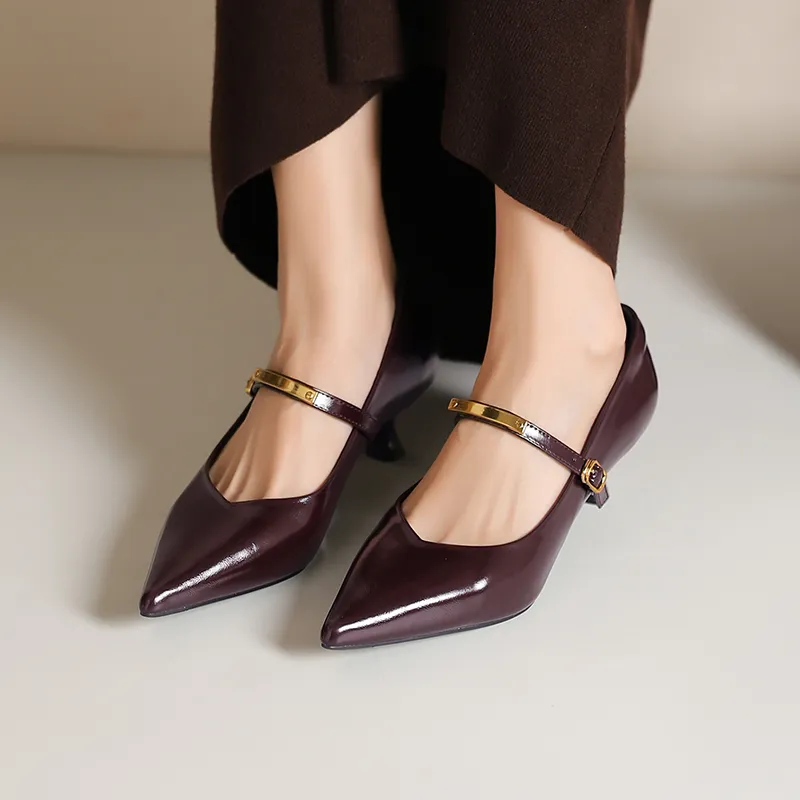 JOSINY JOSINY Slim Heel High Heels 4.5cm Women's-11