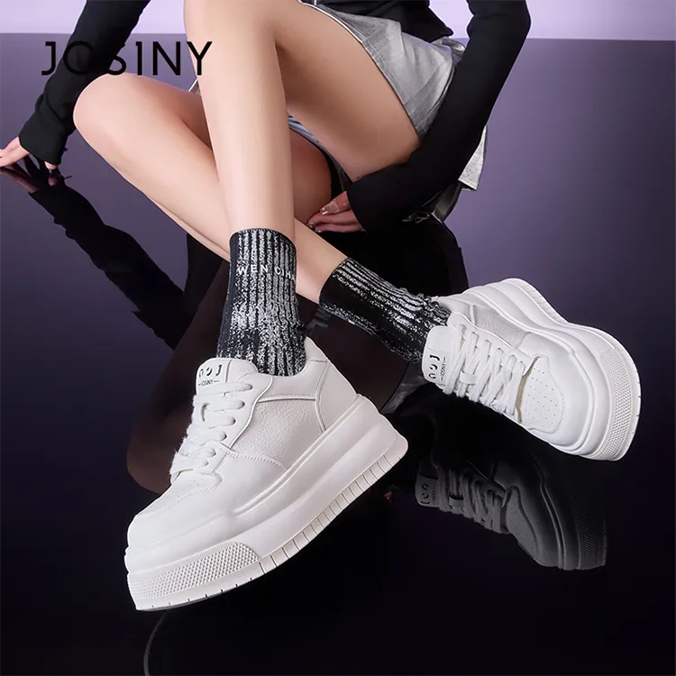JOSINY JOSINY Wear Resistant Slip Resistant Low Top Skateboard Shoes Women's-6