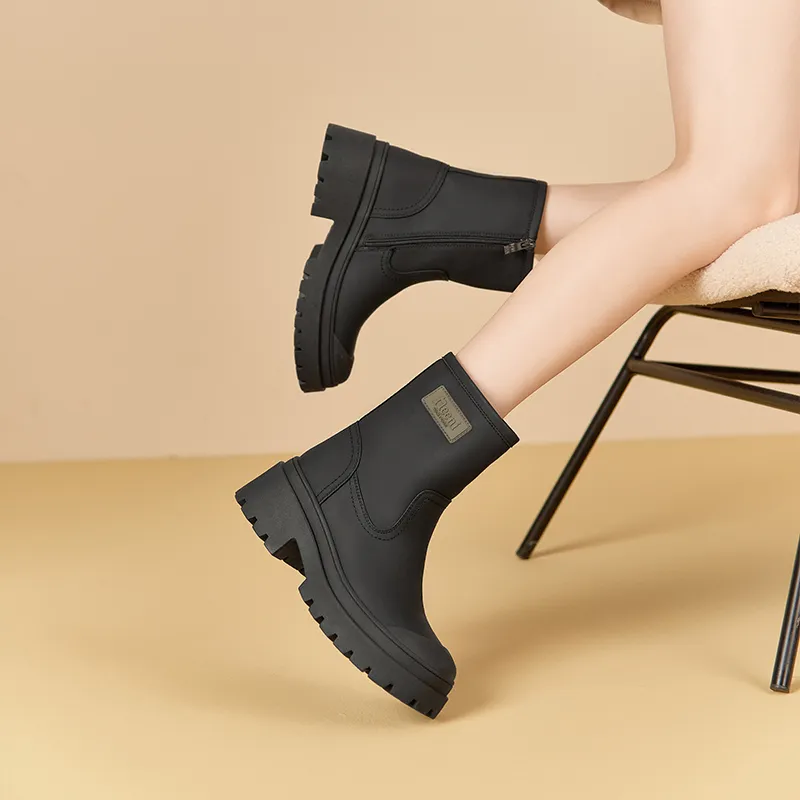 JOSINY Ankle Boots Women's Black, Brown, Yellow Green-5
