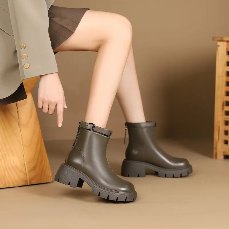 JOSINY Ankle Boots Women's Black/Green/Brown-26