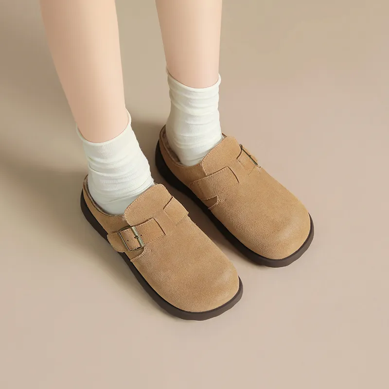 JOSINY Wrap toe Slippers Women's Earth Yellow-7
