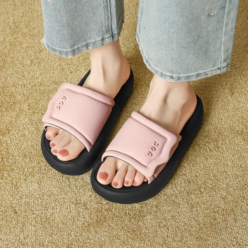 JOSINY Slip Resistant Abrasion Resistant Slide Slippers Women's-10