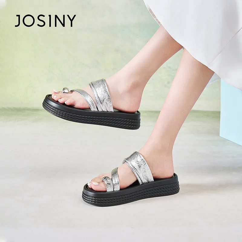 JOSINY Cushioning Slip Resistant Abrasion Resistant Slide Slippers Women's-6