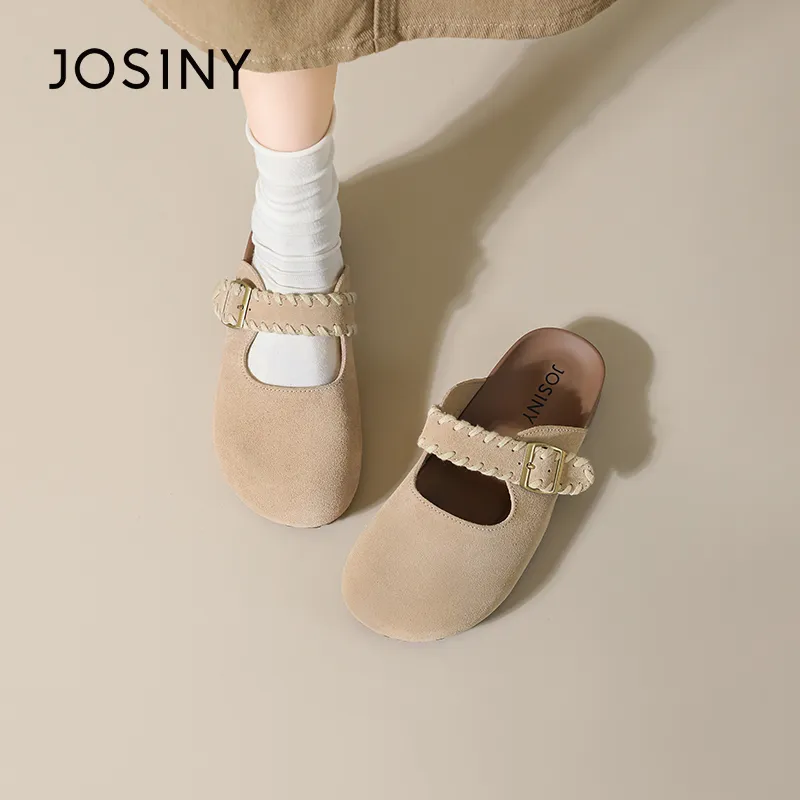 JOSINY Slip Resistant Abrasion Resistant Closed Toe Slippers Women's-6