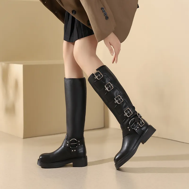 JOSINY JOSINY Knee-high Boots 4cm Women's-4