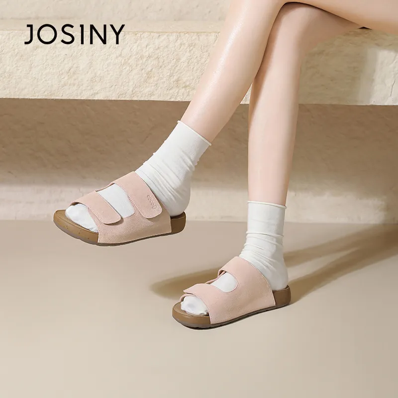 JOSINY Slip Resistant Abrasion Resistant Slide Slippers Women's-12