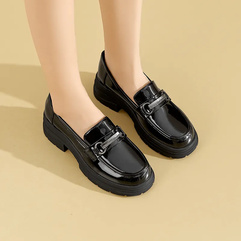 JOSINY JOSINY Loafers 5cm Women's Black-3