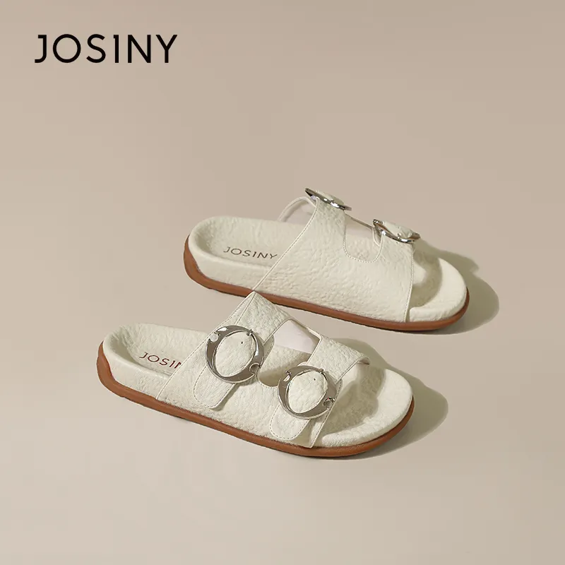 JOSINY Slip Resistant Abrasion Resistant Slide Slippers Women's-10