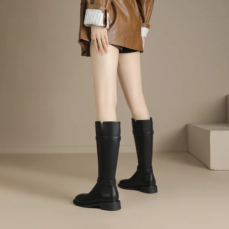 JOSINY Knee-high Boots 3.5cm Women's-6