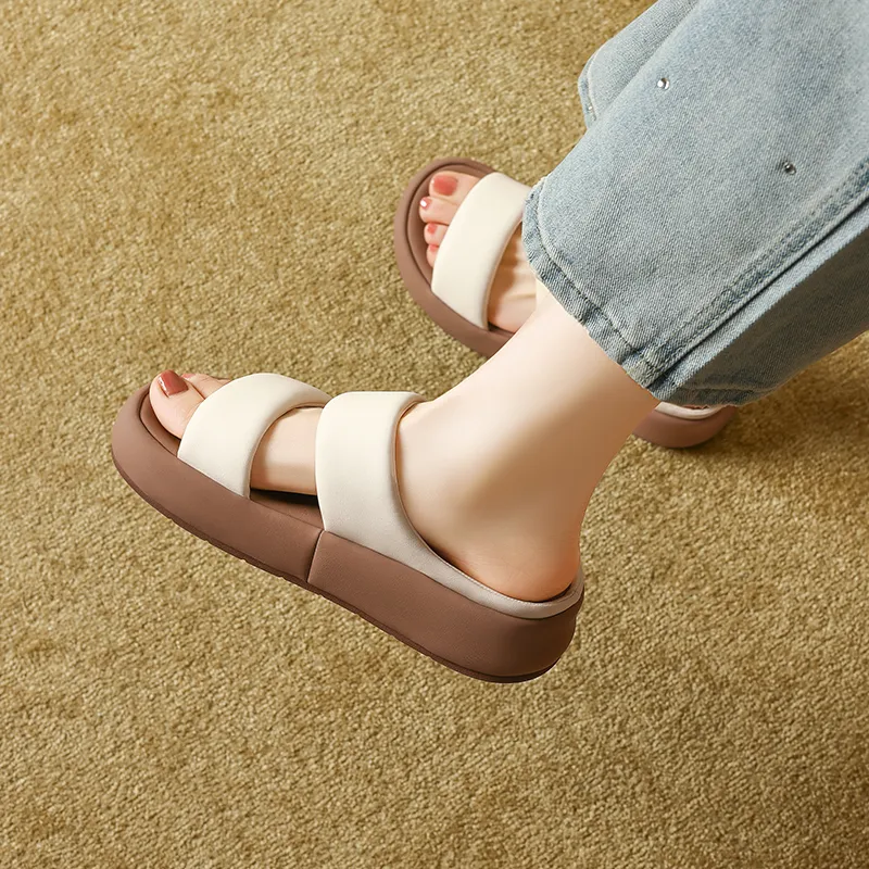 JOSINY Slip Resistant Abrasion Resistant Slide Slippers Women's-5