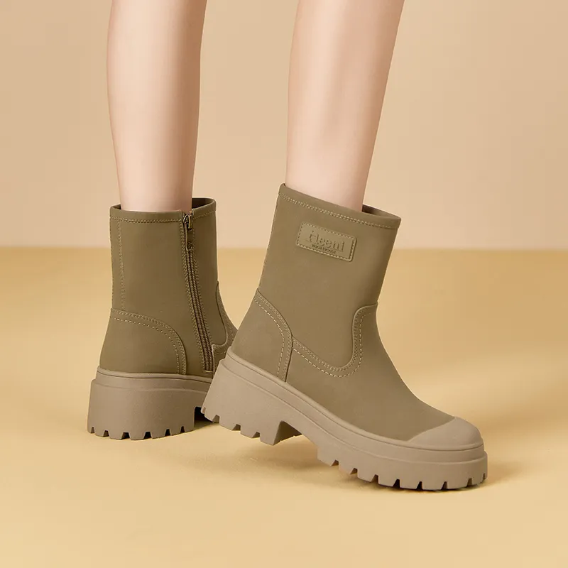 JOSINY Ankle Boots Women's Black, Brown, Yellow Green-41