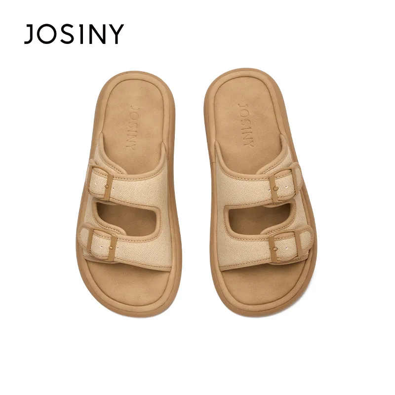 JOSINY Slip Resistant Abrasion Resistant Slide Slippers Women's-2