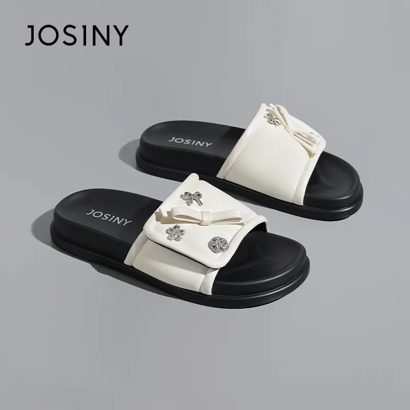 JOSINY Slip Resistant Abrasion Resistant Slide Slippers Women's-8