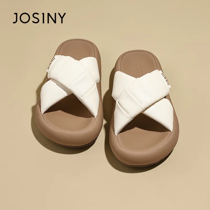 JOSINY Slip Resistant Abrasion Resistant Slide Slippers Women's-8