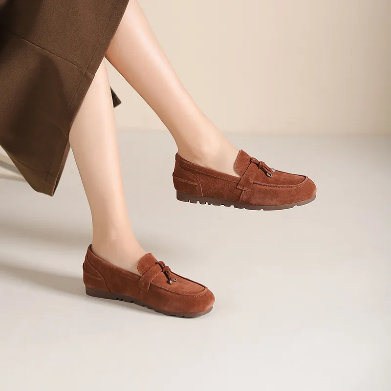 JOSINY Loafers Women's Earth Yellow/Brick Red-9