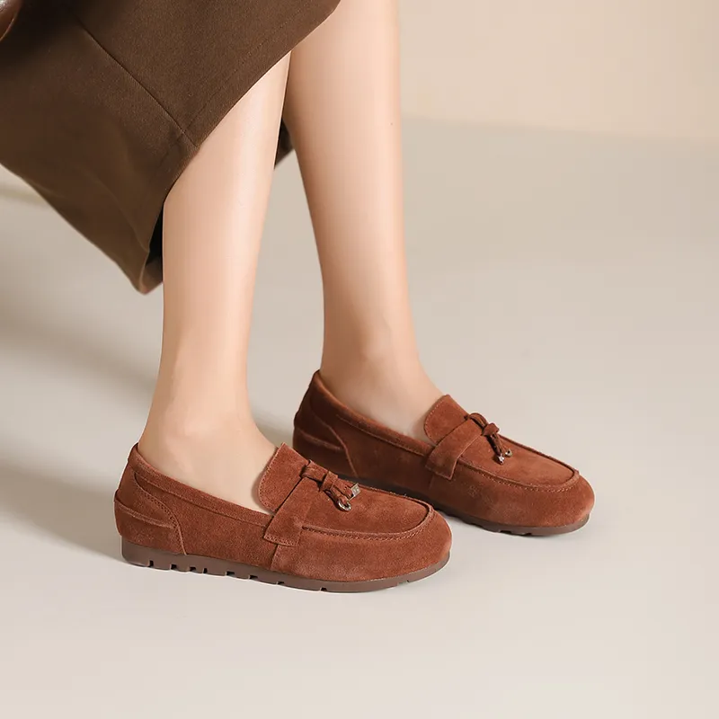 JOSINY Loafers Women's Earth Yellow/Brick Red-8