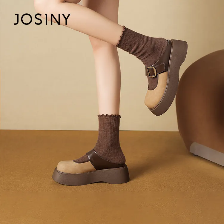 JOSINY Quick Drying Slip Resistant Wrap toe Slippers Women's Camel-3