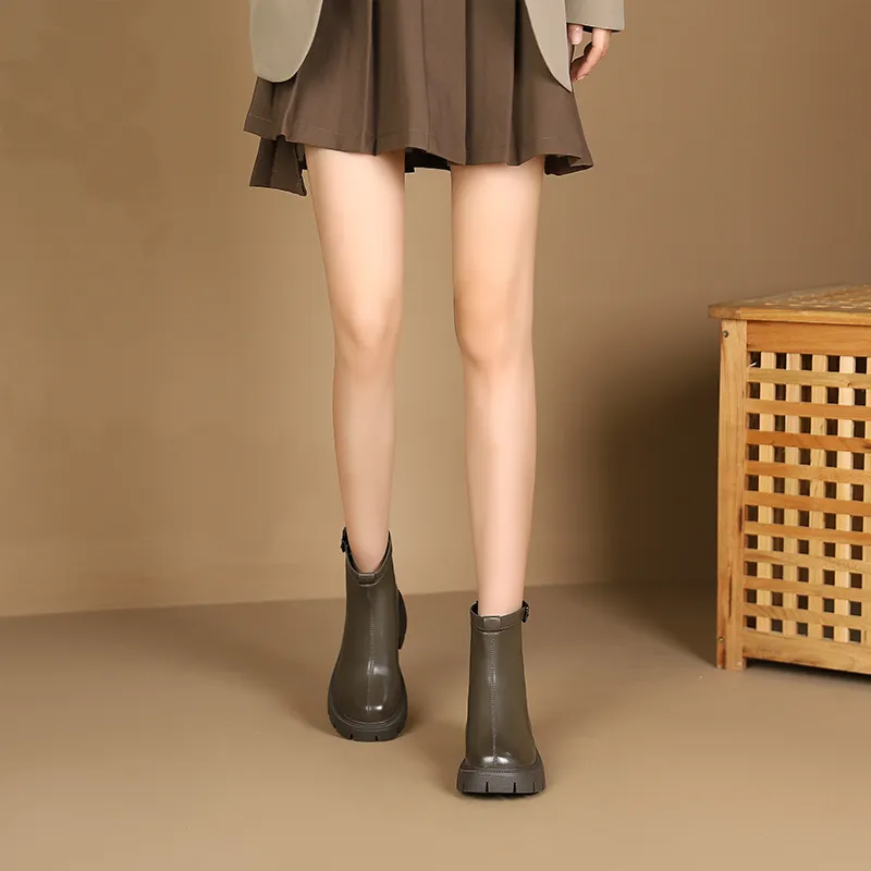 JOSINY Ankle Boots Women's Black/Green/Brown-27