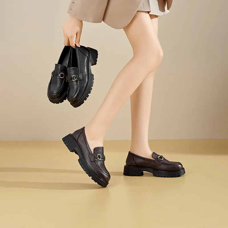 JOSINY JOSINY Loafers 4cm Women's Black-10