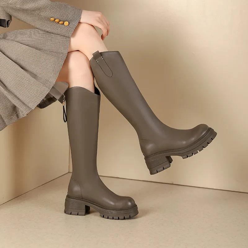 JOSINY Knee-high Boots 6cm Women's-23