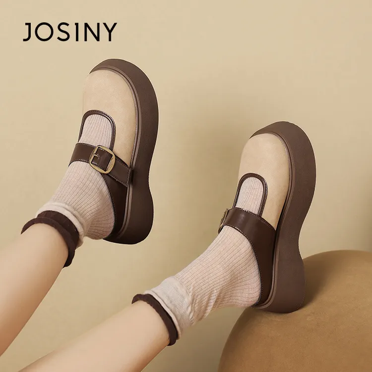 JOSINY Quick Drying Slip Resistant Wrap toe Slippers Women's Camel-13