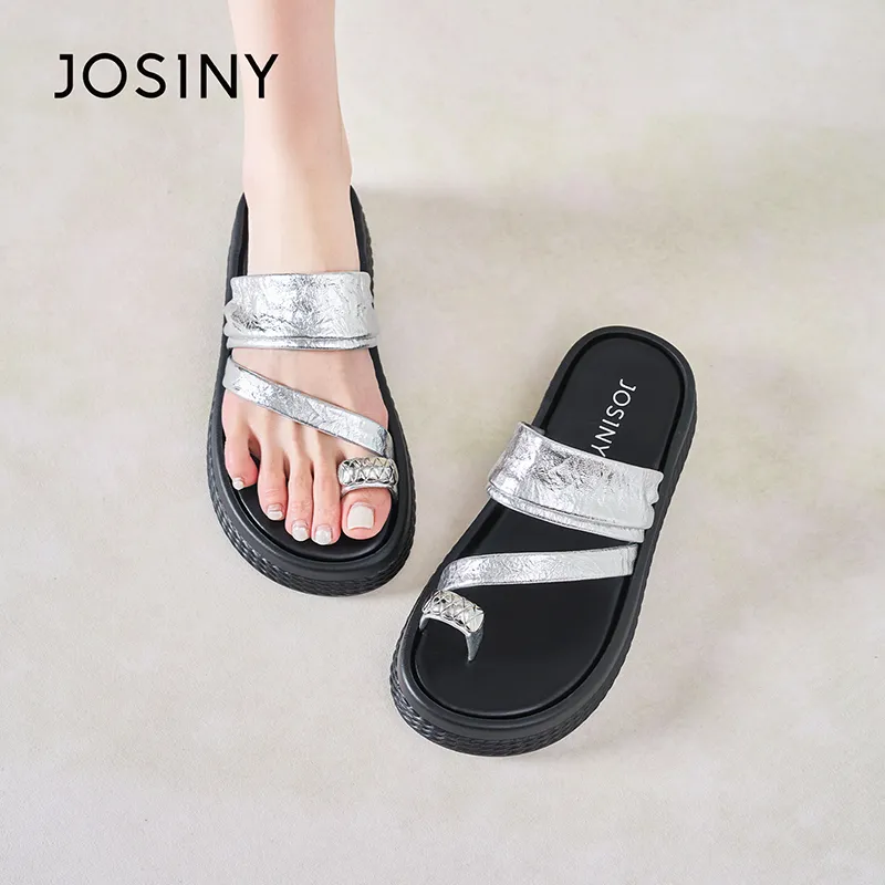JOSINY Cushioning Slip Resistant Abrasion Resistant Slide Slippers Women's-2