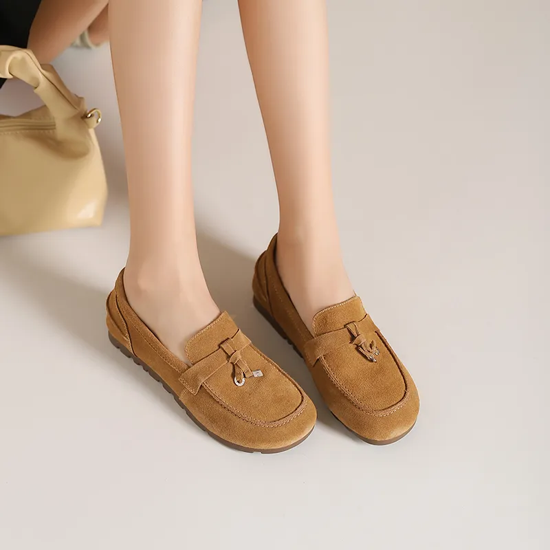 JOSINY Loafers Women's Earth Yellow/Brick Red-4