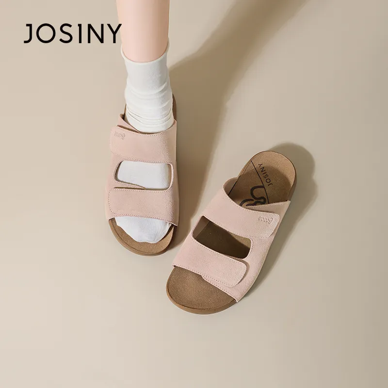 JOSINY Slip Resistant Abrasion Resistant Slide Slippers Women's-13