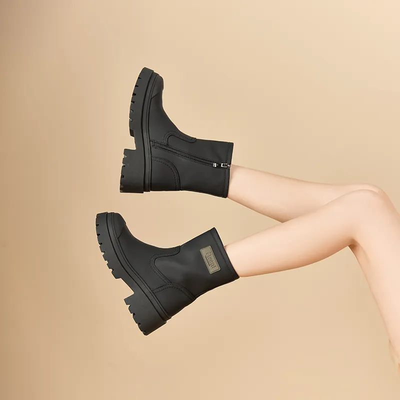 JOSINY Ankle Boots Women's Black, Brown, Yellow Green-6