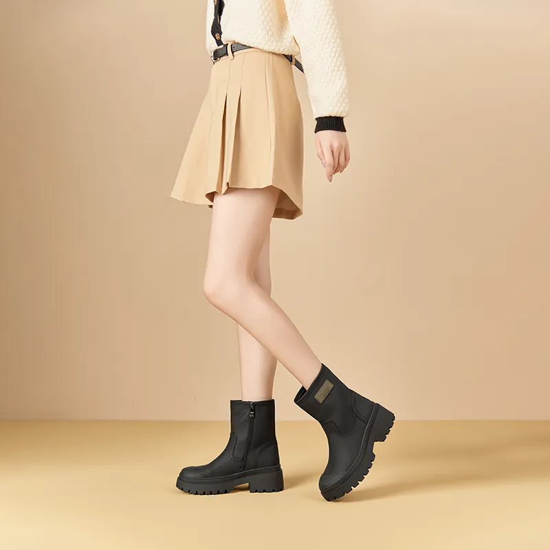 JOSINY Ankle Boots Women's Black, Brown, Yellow Green-3