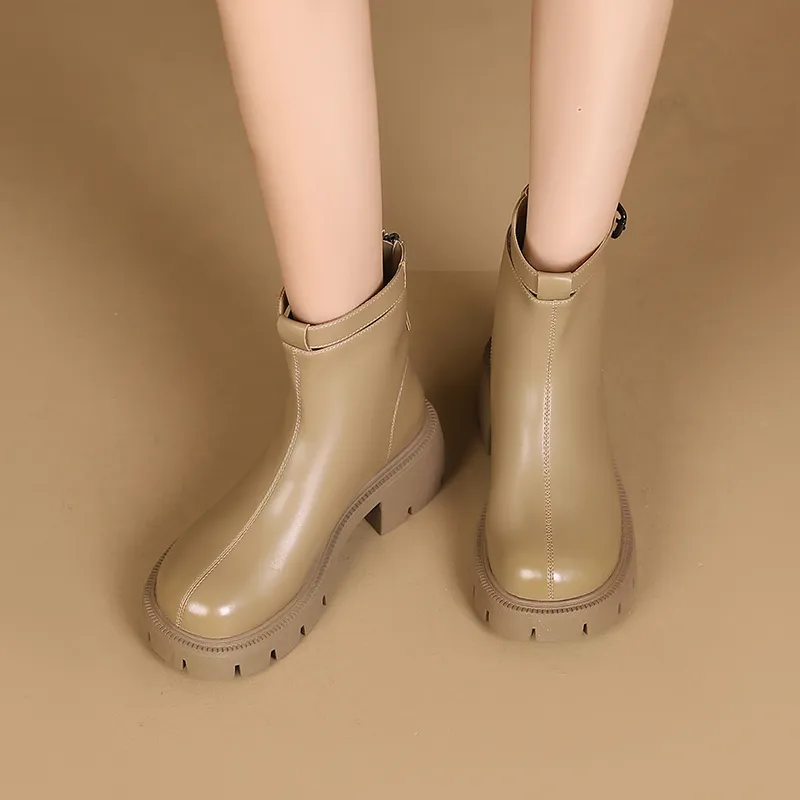 JOSINY Ankle Boots Women's Black/Green/Brown-16