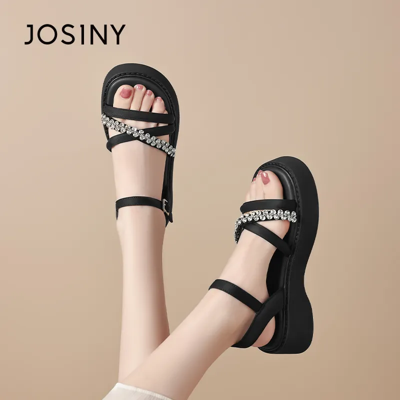 JOSINY One Strap Sandals Women's-4