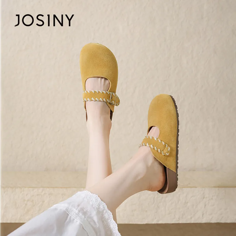 JOSINY Slip Resistant Abrasion Resistant Closed Toe Slippers Women's-12