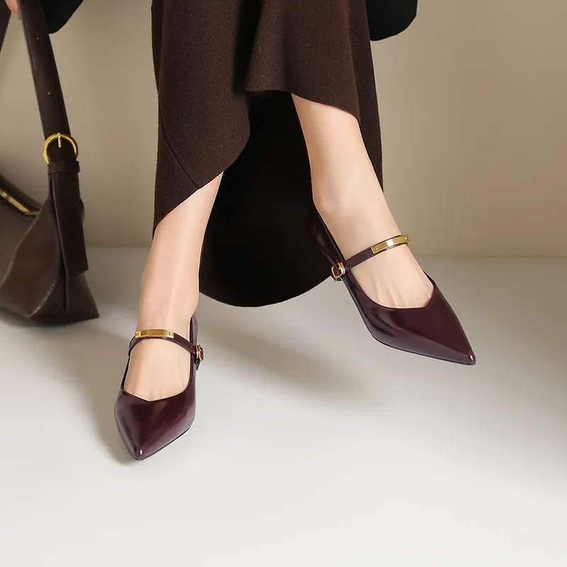 JOSINY JOSINY Slim Heel High Heels 4.5cm Women's-8