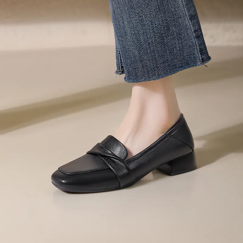 JOSINY Loafers Women's Black, Ecru, Apricot-5