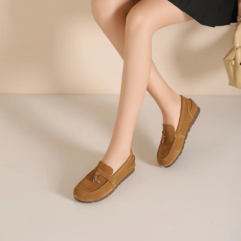 JOSINY Loafers Women's Earth Yellow/Brick Red-2