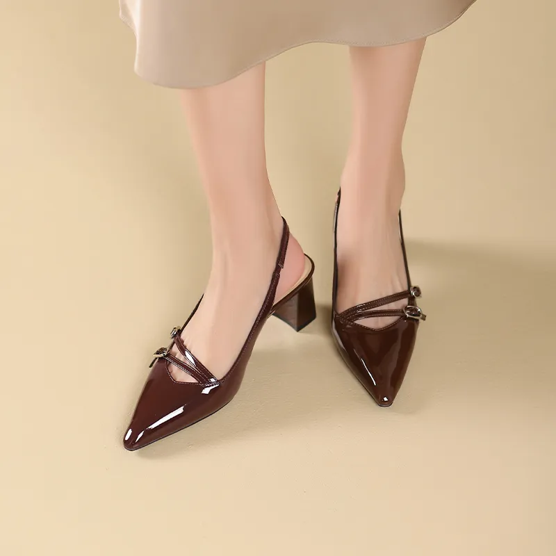 JOSINY JOSINY Block Heel High Heels 6cm Women's-10