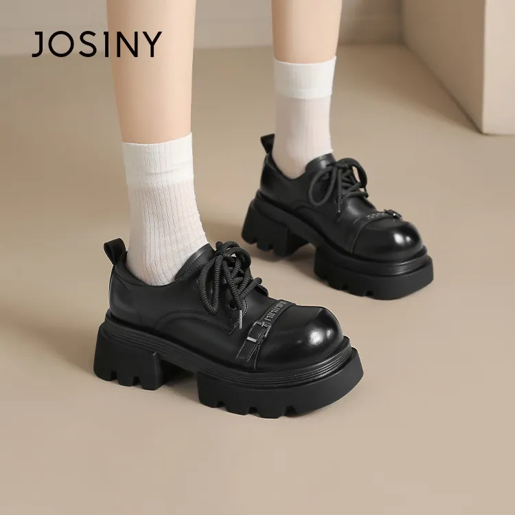 JOSINY Loafers Women's Black/Black Red-5