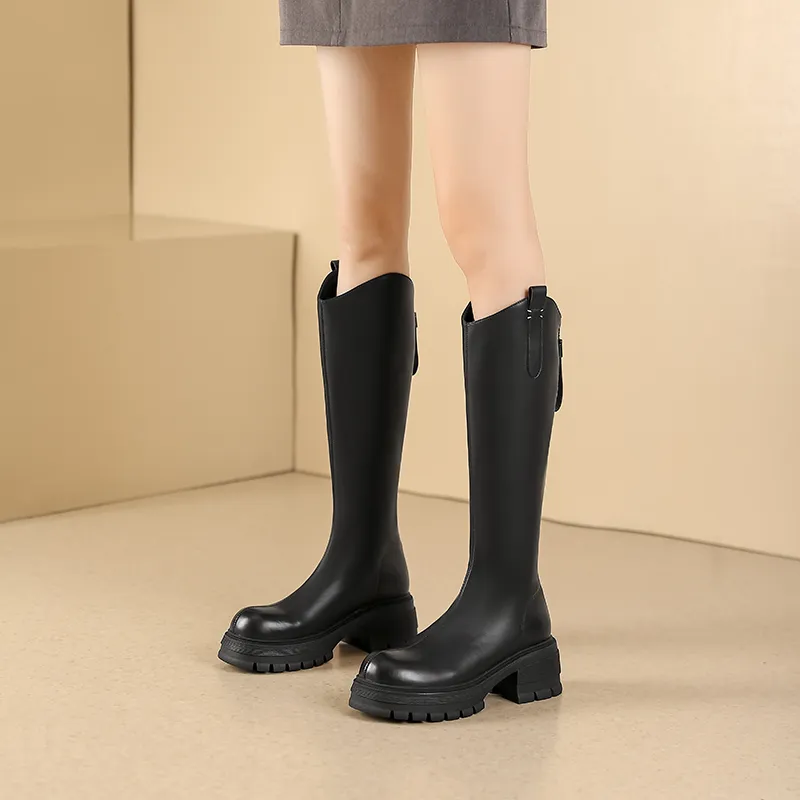 JOSINY Knee-high Boots 6cm Women's-4