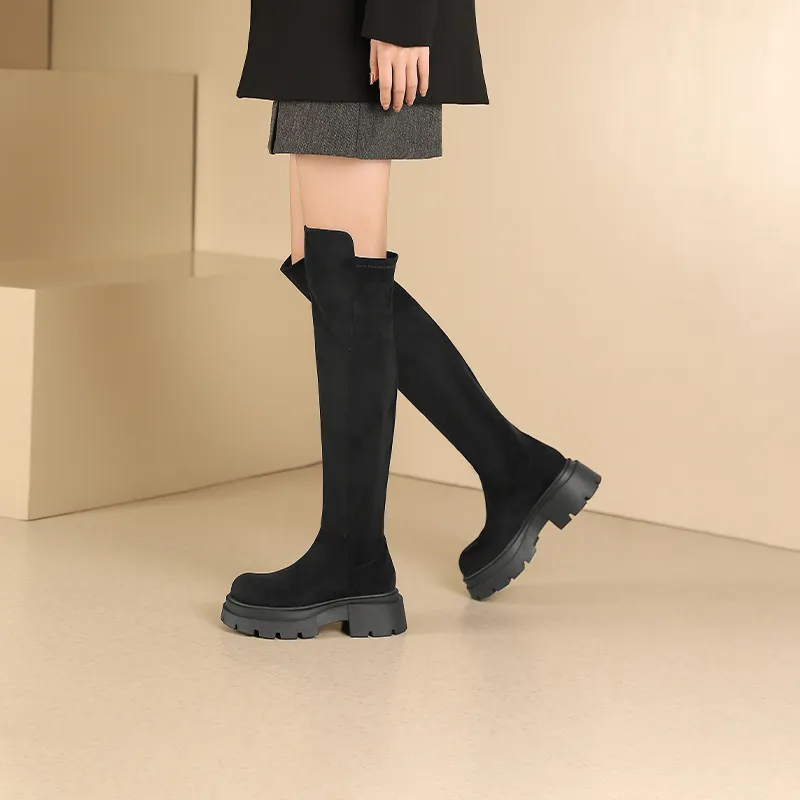 JOSINY Over-the-knee Boots 6cm Women's-3