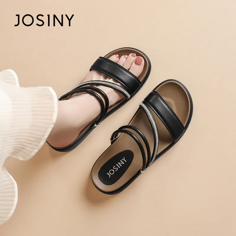 JOSINY Slip Resistant Abrasion Resistant Slide Slippers Women's-7