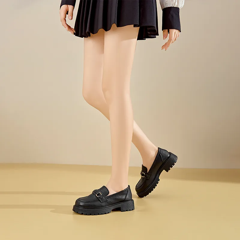 JOSINY JOSINY Loafers 4cm Women's Black-4