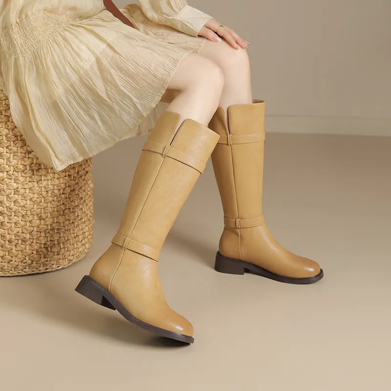 JOSINY Knee-high Boots 3.5cm Women's-10