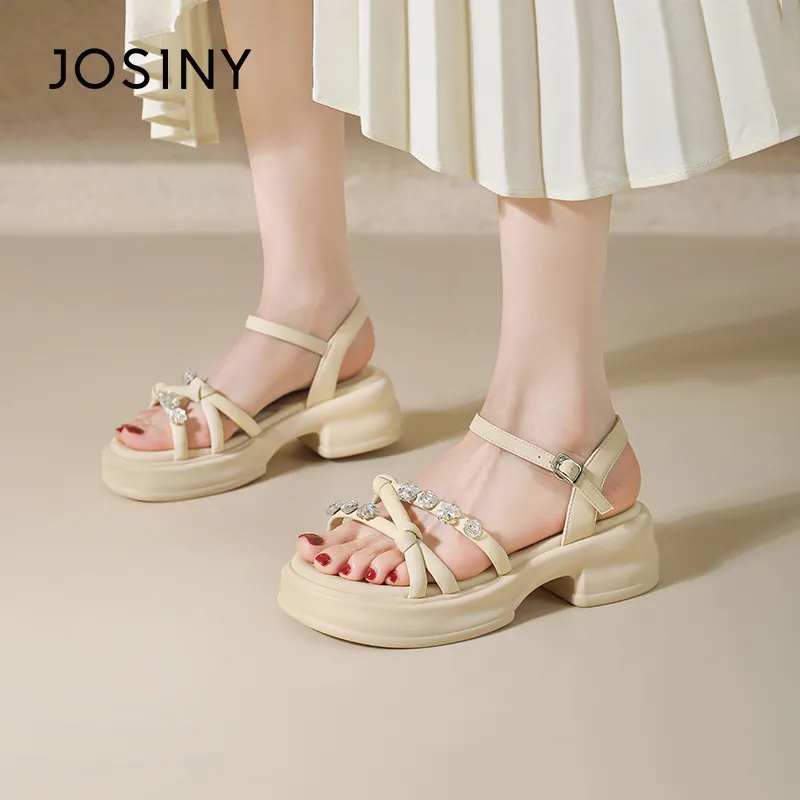 JOSINY One Strap Sandals 5.5cm Women's-12