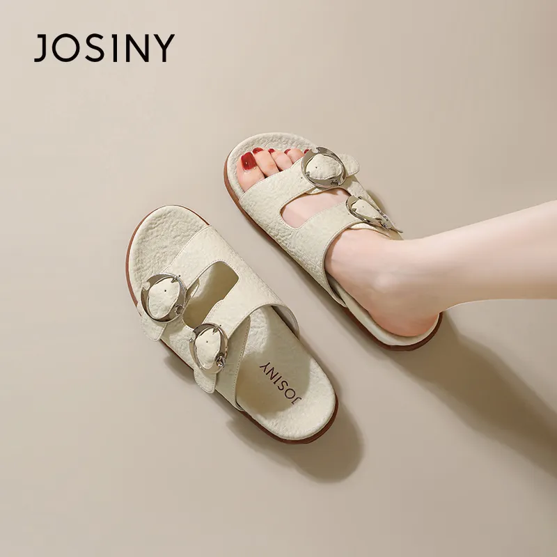 JOSINY Slip Resistant Abrasion Resistant Slide Slippers Women's-11