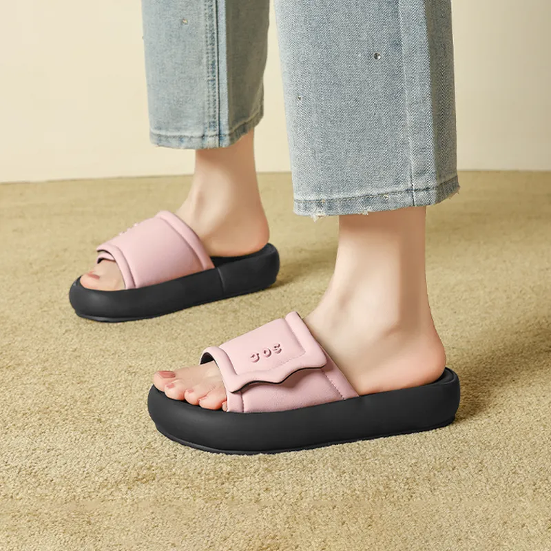 JOSINY Slip Resistant Abrasion Resistant Slide Slippers Women's-13