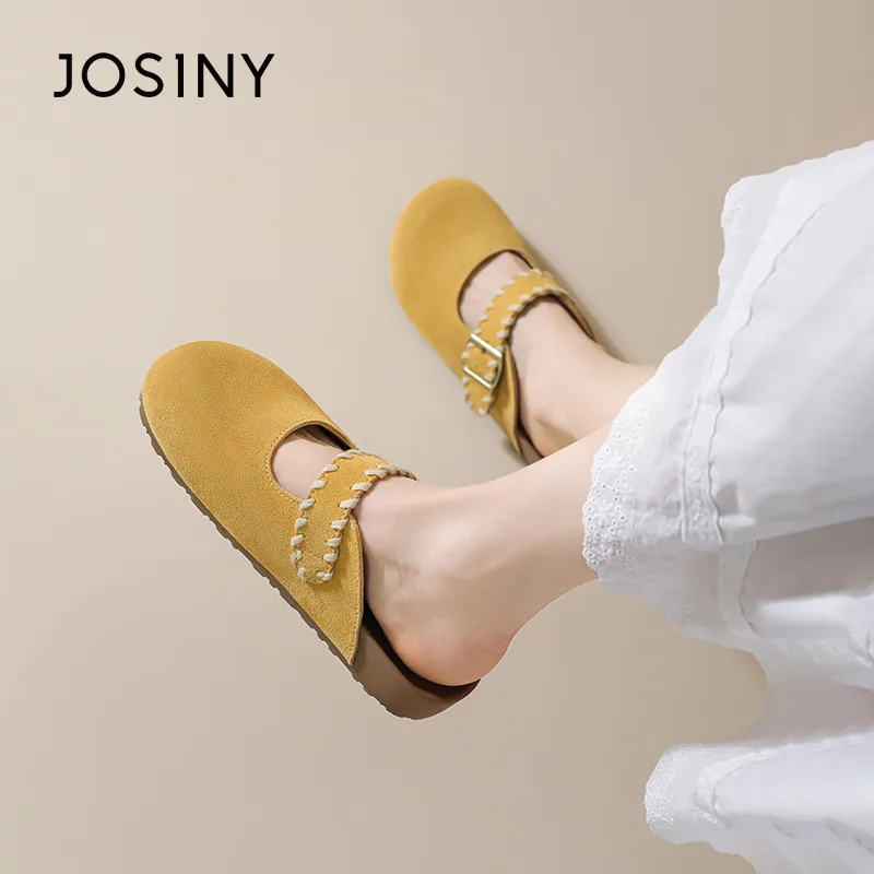 JOSINY Slip Resistant Abrasion Resistant Closed Toe Slippers Women's-13