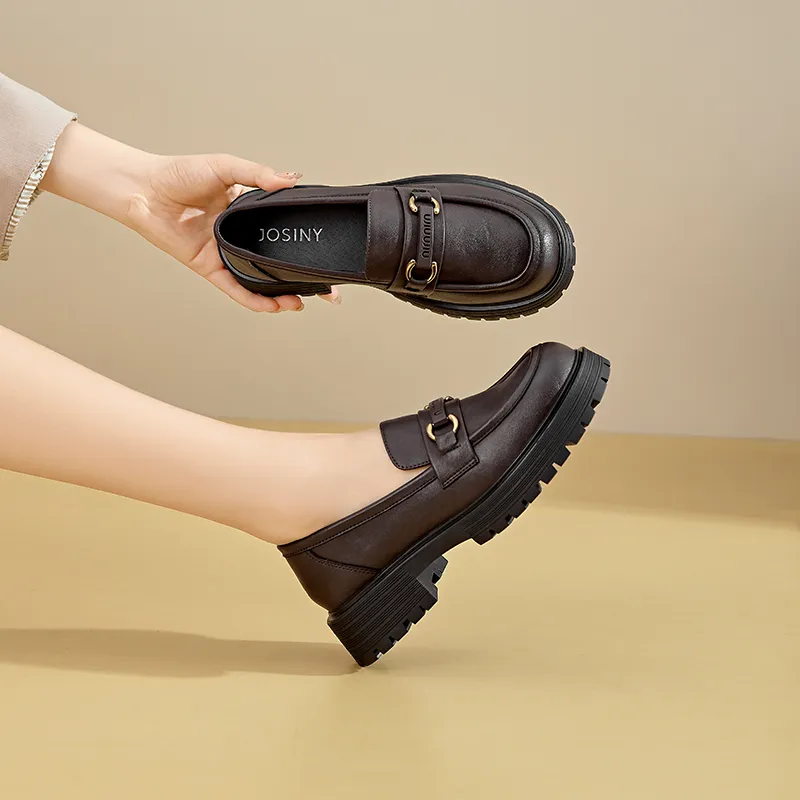 JOSINY JOSINY Loafers 4cm Women's Black-13