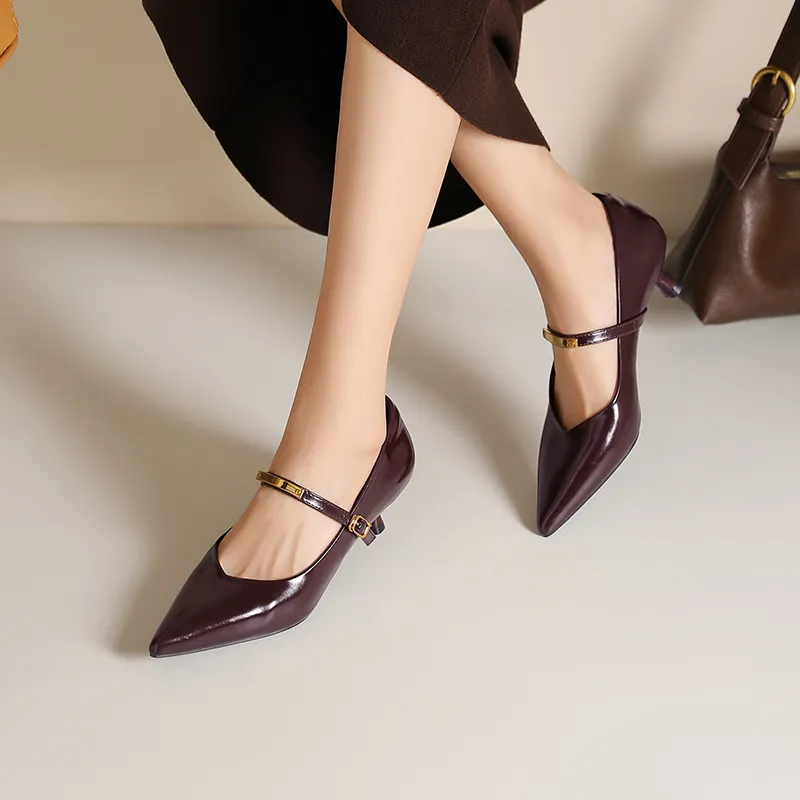 JOSINY JOSINY Slim Heel High Heels 4.5cm Women's-10