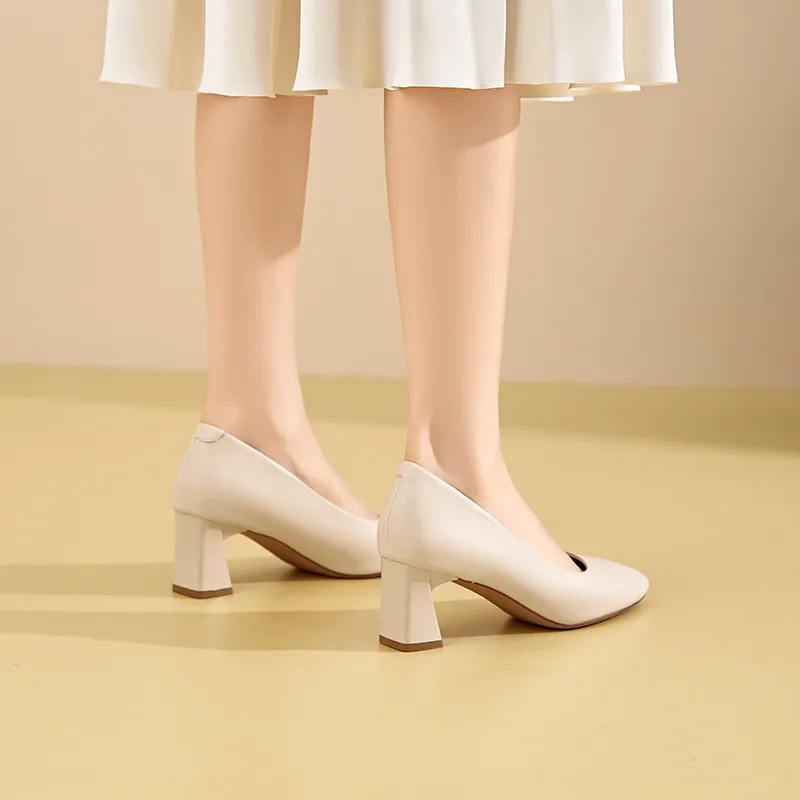 JOSINY High Heels 6cm Women's Ecru-7